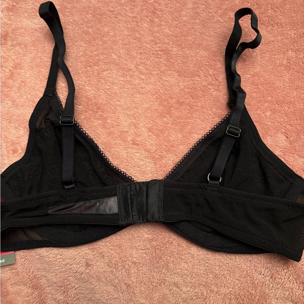 Xhilaration women’s unlined lace T-shirt bra-black - Picture 6 of 6